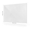 Lesnlok Acrylic Sheet 3x5 Clear Square 1/8" Numbers Pack of 6-1