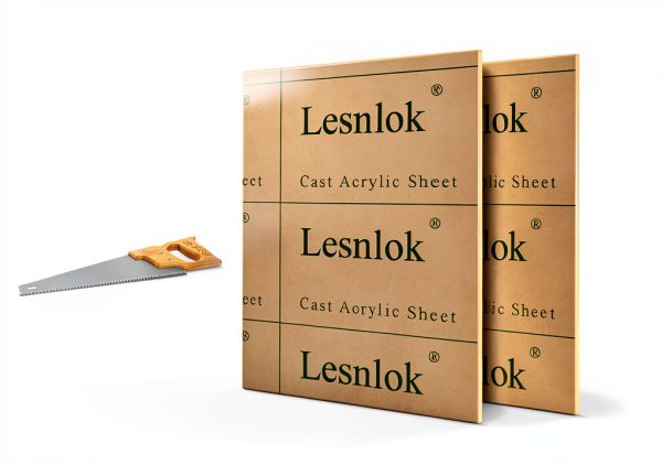 Lesnlok Acrylic Sheet 3x5 Clear Square 1/8" Numbers Pack of 6-4