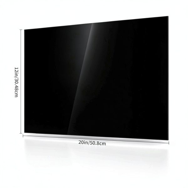 Lesnlok Black Acrylic Sheet 1/8 Inch Commercial Grade Plastic Sheet-1