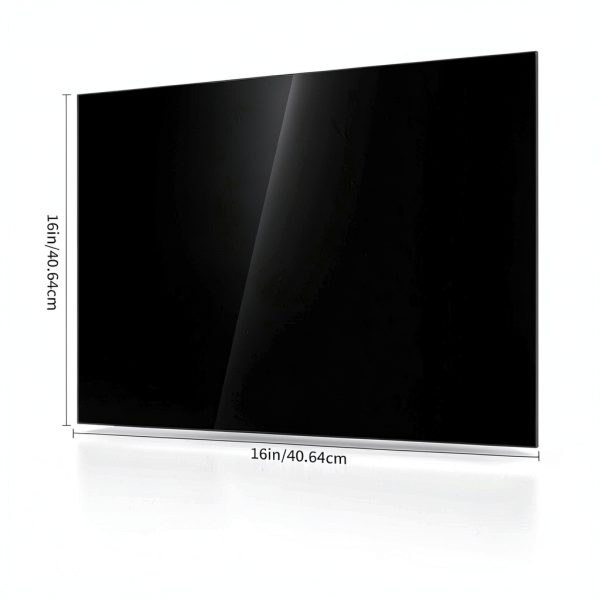 Lesnlok Black Acrylic Sheet 1/8 Inch Square Commercial Grade Plastic-1