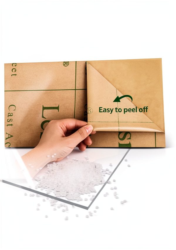 Lesnlok Acrylic Sheet 3x5 Clear Square 1/8" Numbers Pack of 6-3