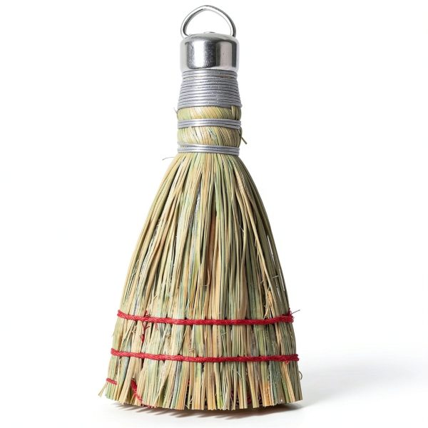 Genuine Joe Whisk Broom, Metal Hang Ring, Natural, 1 Count-5
