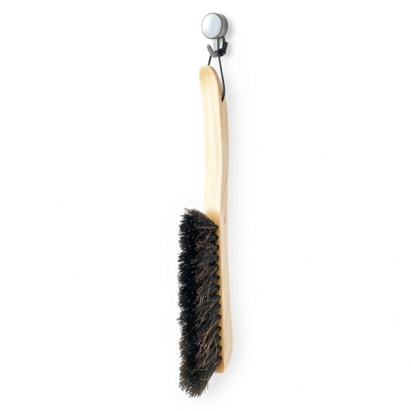 Counter Brush Superwash Hand Broom 13in Wood Handle Horsehair Bristles-6