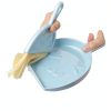 3PCS Mini Broom and Dustpan Set for Home, Car, Kitchen, Table, Kids - Durable Plastic Bristles, Handheld, Hangable, 3 Colors-4