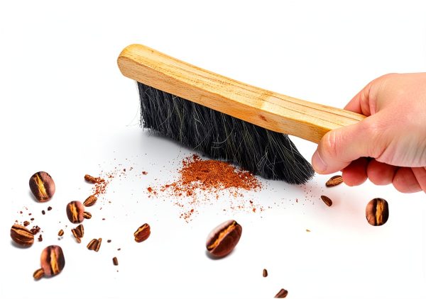 Counter Brush Superwash Hand Broom 13in Wood Handle Horsehair Bristles-5