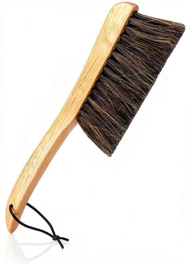 Counter Brush Superwash Hand Broom 13in Wood Handle Horsehair Bristles-0