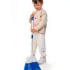 Small Broom BSMstone Hand Broom with Telescopic Metal Handle White-5