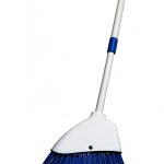 Small Broom BSMstone Hand Broom with Telescopic Metal Handle White-0