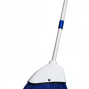 Small Broom BSMstone Hand Broom with Telescopic Metal Handle White-0