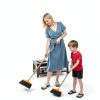 Handy Broom, Indoor/Outdoor Brooms, Duty Kitchen Broom, for Home Garage Kitchen Office Courtyard Lobby Patio Lawn Concrete (2, Orange)-5