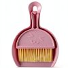 3PCS Mini Broom and Dustpan Set for Home, Car, Kitchen, Table, Kids - Durable Plastic Bristles, Handheld, Hangable, 3 Colors-0