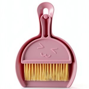 3PCS Mini Broom and Dustpan Set for Home, Car, Kitchen, Table, Kids - Durable Plastic Bristles, Handheld, Hangable, 3 Colors-0