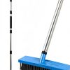 Stainless Steel Wire Broom FRAXIR 55 Inch Adjustable Handle Scrubber-0