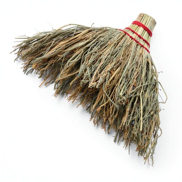 Genuine Joe Whisk Broom, Metal Hang Ring, Natural, 1 Count-3